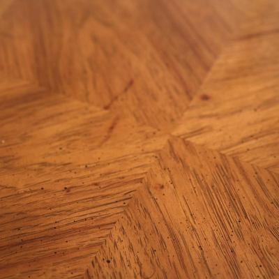 Solid Wood Dining Table with Two Leaves