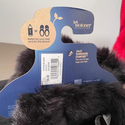 2 pair New Isotoner slippers Large