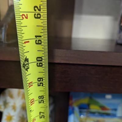 Approx 36" x 11" x 61 1/2" Wooden Shelving Unit