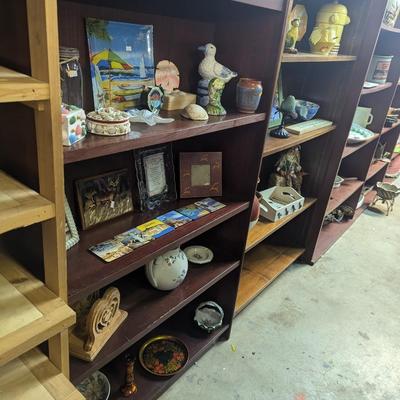 Approx 36" x 11" x 61 1/2" Wooden Shelving Unit