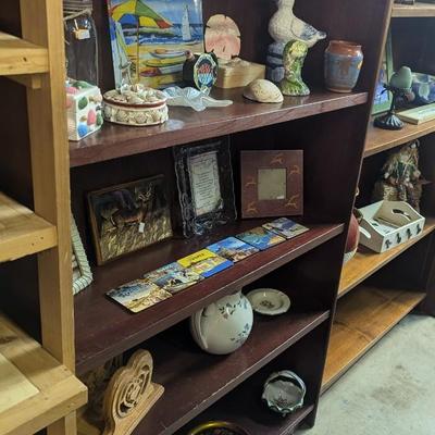 Approx 36" x 11" x 61 1/2" Wooden Shelving Unit