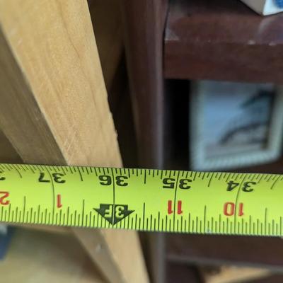 Approx 36" x 11" x 61 1/2" Wooden Shelving Unit