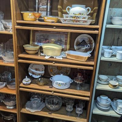 Display Cabinet Pull Out Doors Approx 32" x 12 1/2" x 71 1/2"