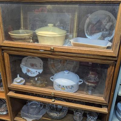 Display Cabinet Pull Out Doors Approx 32" x 12 1/2" x 71 1/2"