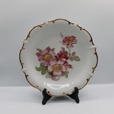 Wild Rose Chop Plate/Platter Schumann Arzberg, Bavaria, Germany