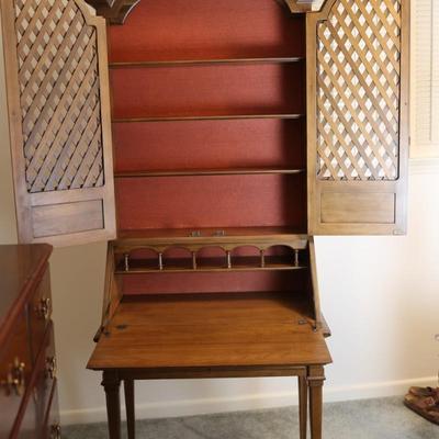 BRANDT Vintage Secretary Desk with Hutch