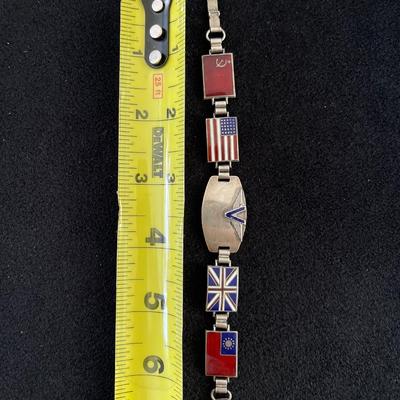 Sterling Silver WW2 Bracelet