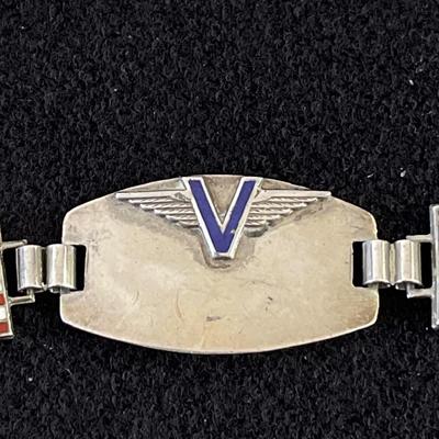Sterling Silver WW2 Bracelet