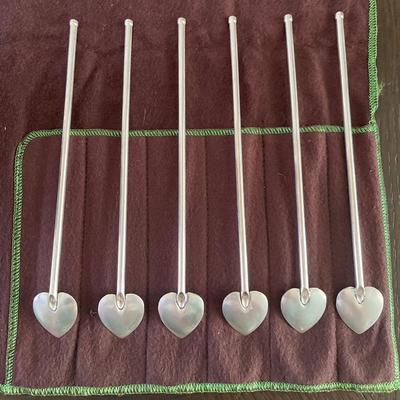 Sterling Silver Straws/Spoons