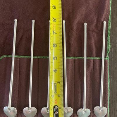 Sterling Silver Straws/Spoons