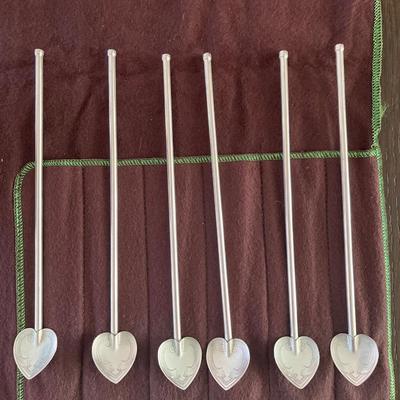 Sterling Silver Straws/Spoons