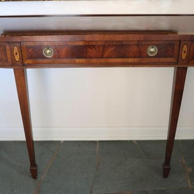 HEKMAN Solid Mahogany One Drawer Sofa Table