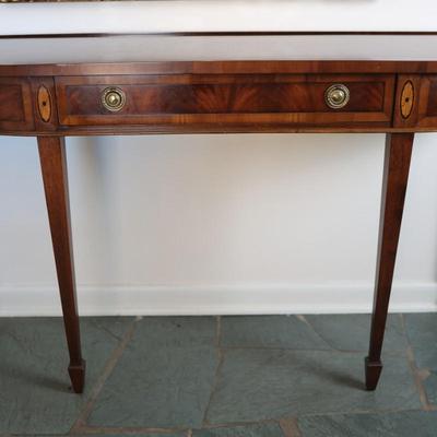 HEKMAN Solid Mahogany One Drawer Sofa Table