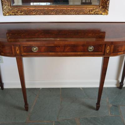 HEKMAN Solid Mahogany One Drawer Sofa Table