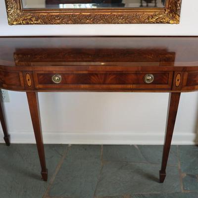 HEKMAN Solid Mahogany One Drawer Sofa Table