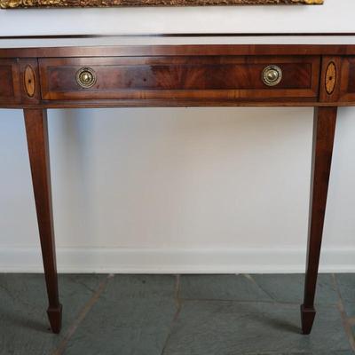 HEKMAN Solid Mahogany One Drawer Sofa Table