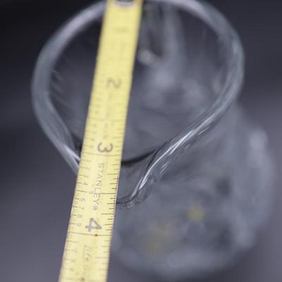 American Brilliant Cut Glass Crystal Pitcher Pin Wheel