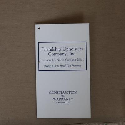 Friendship Upholstery Co. Sofa