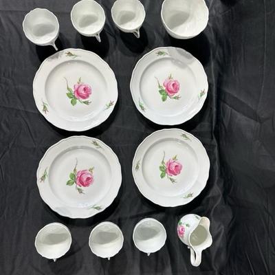 Vintage Pink Rose Meissen China