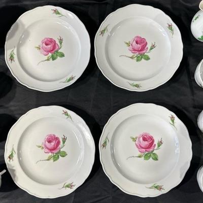 Vintage Pink Rose Meissen China