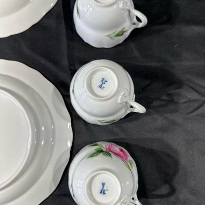 Vintage Pink Rose Meissen China