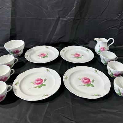 Vintage Pink Rose Meissen China