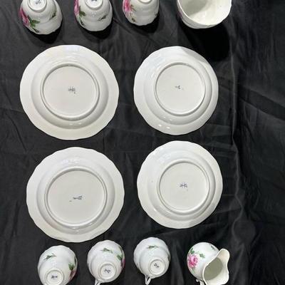 Vintage Pink Rose Meissen China