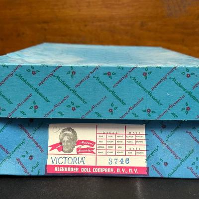 Vintage Collectors’ Porcelain Doll by Toy Land and Madame Alexander “Victoria” Doll