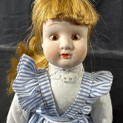Vintage Collectors’ Porcelain Doll by Toy Land and Madame Alexander “Victoria” Doll