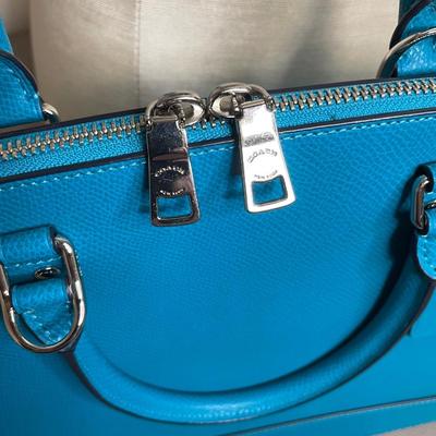Coach teal green Satchel
