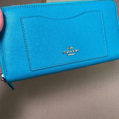 Coach teal green Wallet
