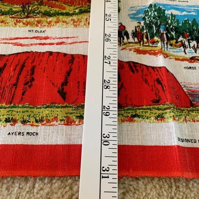 Vintage Australian Outback Northern Territory Tea Towel Kitchen Hand Towel SHIPS FREE!
