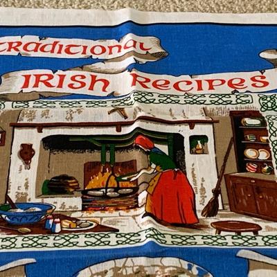 Fingal Designed Irish Tea Towel Traditional Recipes SHIPS FREE