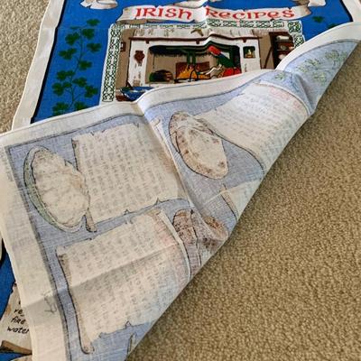 Fingal Designed Irish Tea Towel Traditional Recipes SHIPS FREE