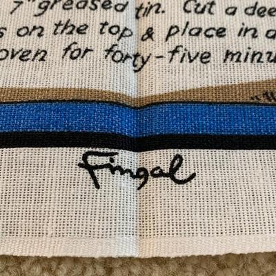 Fingal Designed Irish Tea Towel Traditional Recipes SHIPS FREE
