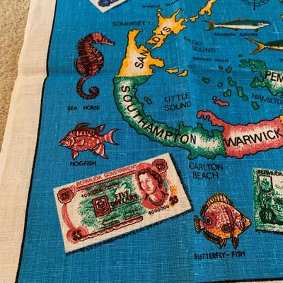 Dunmoy Pure Irish Linen Tea Towel Bermuda Dish Hand Towel SHIPS FREE