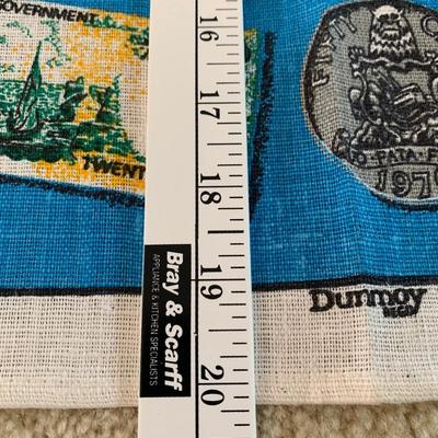 Dunmoy Pure Irish Linen Tea Towel Bermuda Dish Hand Towel SHIPS FREE