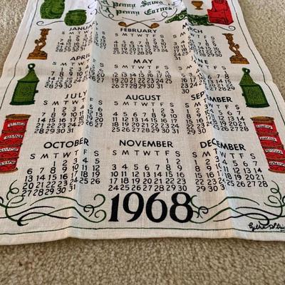 1968 Country Store by Penny Saved Stricklands Tea Towel SHIPS FREE