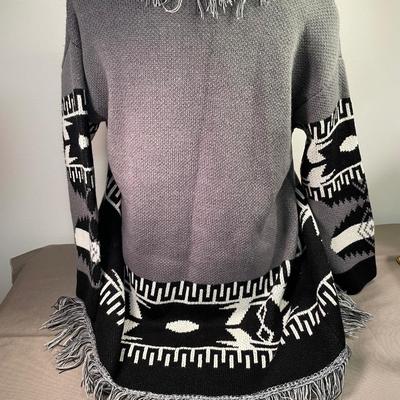 Coco + Carmen Aztec sweater cardigan NWT