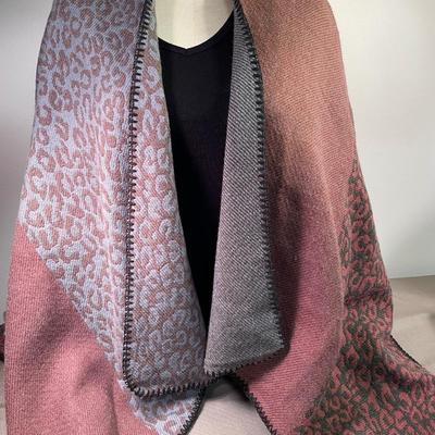 One size animal print wrap
