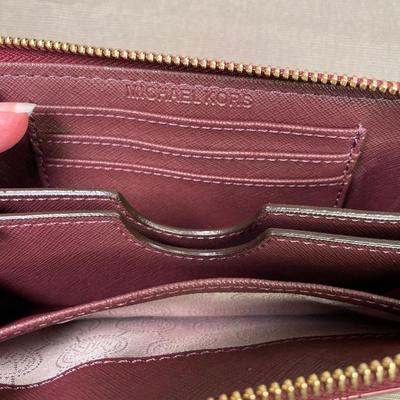 Michael Kors patent leather wallet