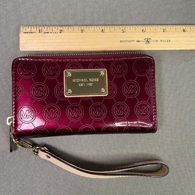 Michael Kors patent leather wallet