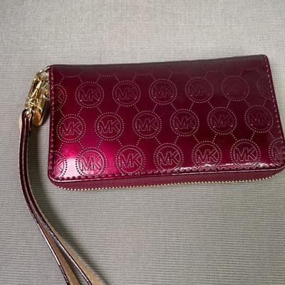 Michael Kors patent leather wallet