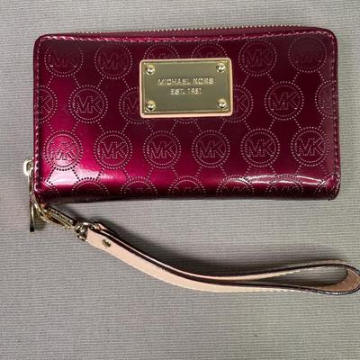 Michael Kors patent leather wallet
