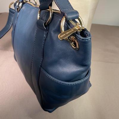 Michael Kors navy leather handbag New!