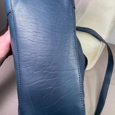 Michael Kors navy leather handbag New!
