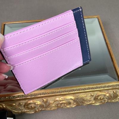 NIB nicole lee Wristlet, card holder and keychain set