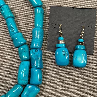 Barse Sea Bamboo Coral Necklace set