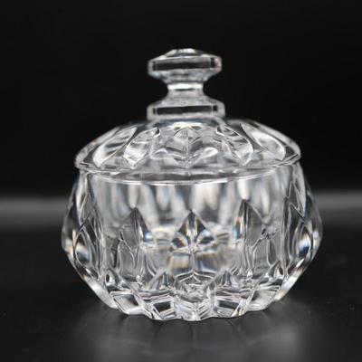 GORHAM Crystal Creamer and Sugar