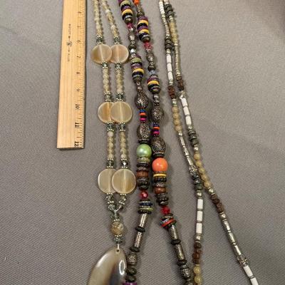 3 long Chico’s Necklaces